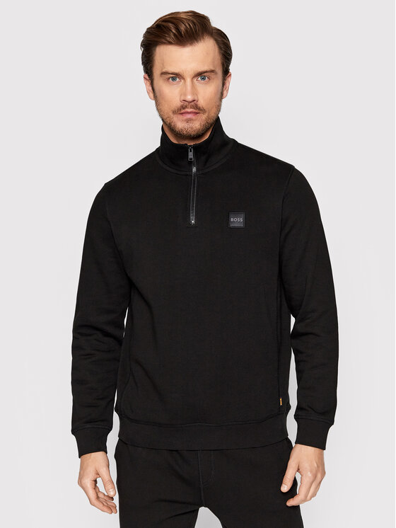 Boss Суитшърт Zetrust 50468926 Черен Regular Fit цвят на ниска цена