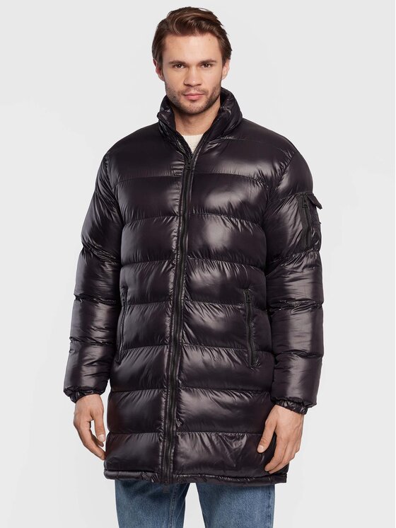 Brave Soul Зимно яке MJK-JAREDLONG Черен Regular Fit цвят на ниска цена