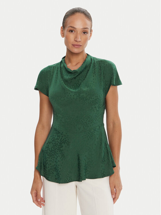 Bruuns Bazaar Блуза Bacopa Zimoni BBW4577 Зелен Regular Fit цвят на ниска цена