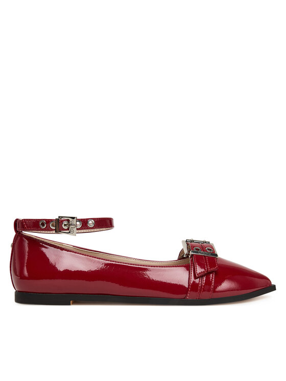 Buffalo Балеринки Marly Ankle 1621027 Червен цвят на ниска цена