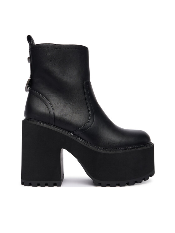 Buffalo Боти Killah Zip Boot Mid 1622374 Черен цвят на ниска цена