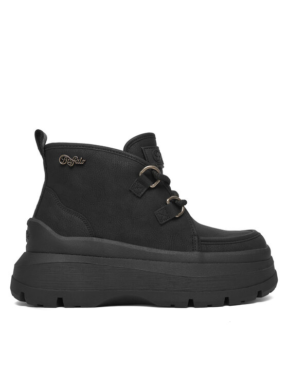 Buffalo Боти Olympia Chukka Warm 1622613 Черен цвят на ниска цена