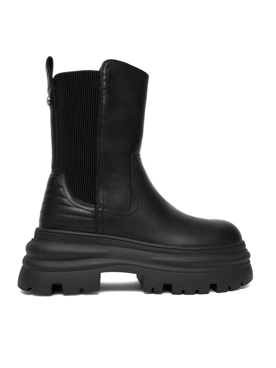 Buffalo Боти тип челси Dione Chelsea Mid 1270128 Черен цвят на ниска цена