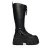 Buffalo Ботуши Gospher Biker Hi 1270131 Черен цвят на ниска цена