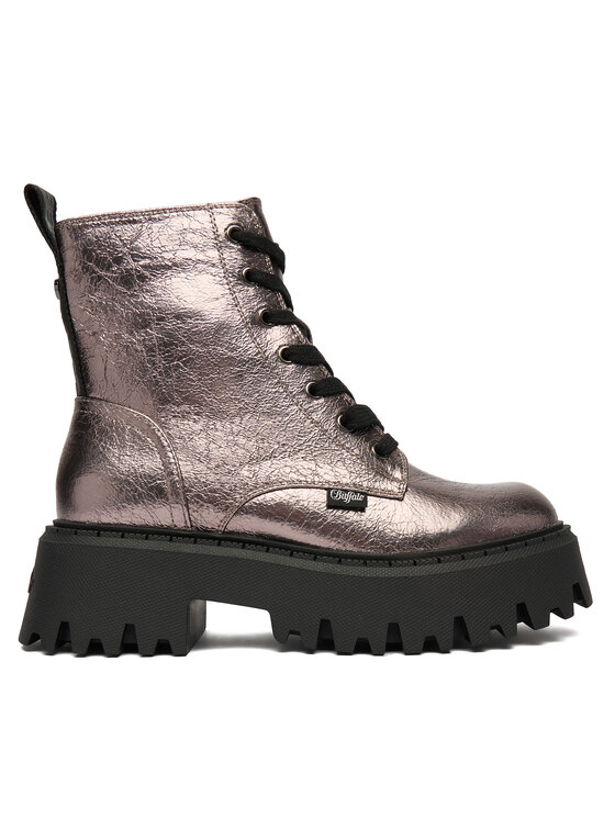 Buffalo Зимни обувки Aspen Lace Up Mid 1622596 Сребрист цвят на ниска цена