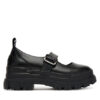 Buffalo Обувки Aspha Loafer Buckle Os 1620046 Черен цвят на ниска цена