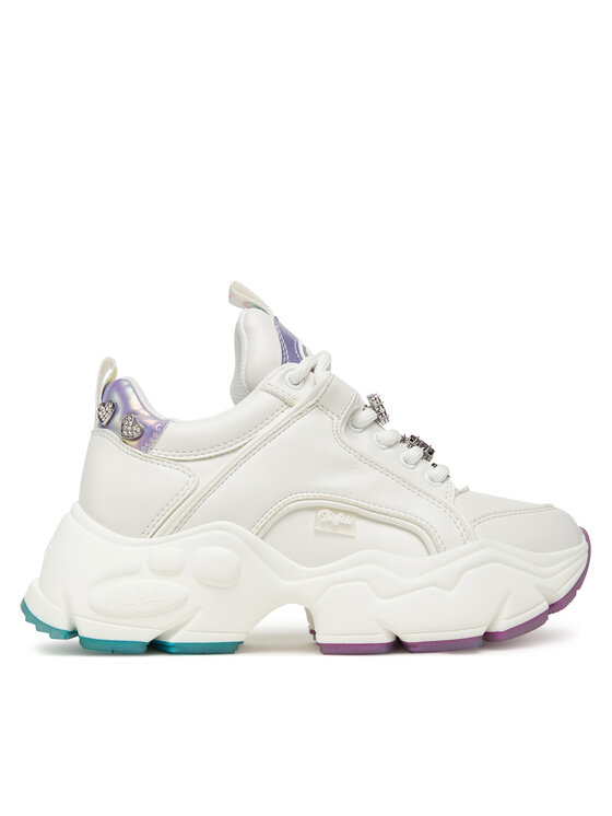 Buffalo Сникърси Binary Ice 4.0 1636476 Бял цвят на ниска цена