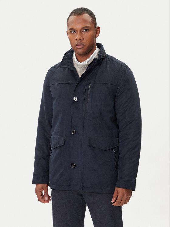 Bugatti Преходно яке 877400 81018 D Тъмносин Regular Fit цвят на ниска цена