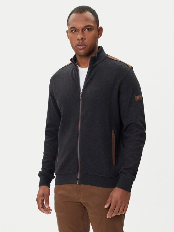 Bugatti Суитшърт 8700-85050D Сив Regular Fit цвят на ниска цена