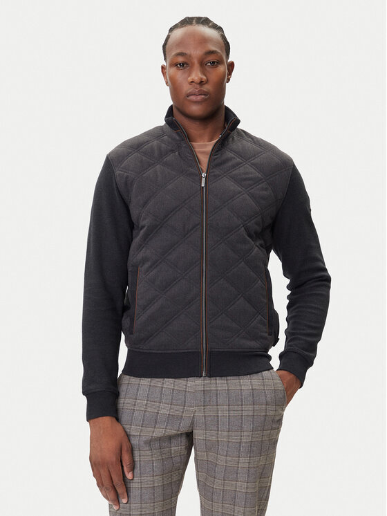 Bugatti Суитшърт 8700-85056D Сив Regular Fit цвят на ниска цена