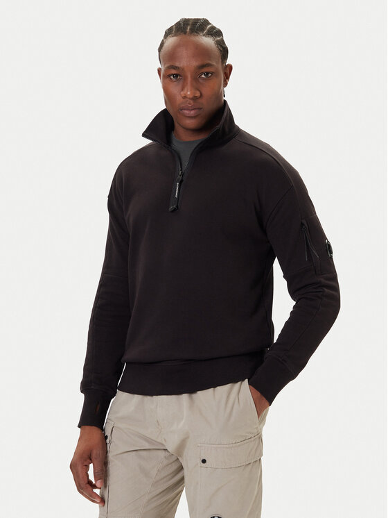 C.P. Company Суитшърт 19CMSS153A005086W Черен Regular Fit цвят на ниска цена