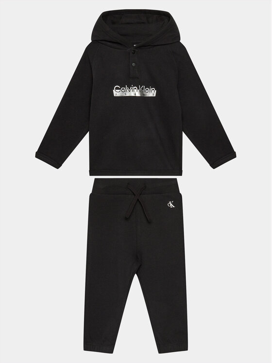 Calvin Klein Jeans Анцуг Hero Logo IN0IN00143 Черен Regular Fit цвят на ниска цена