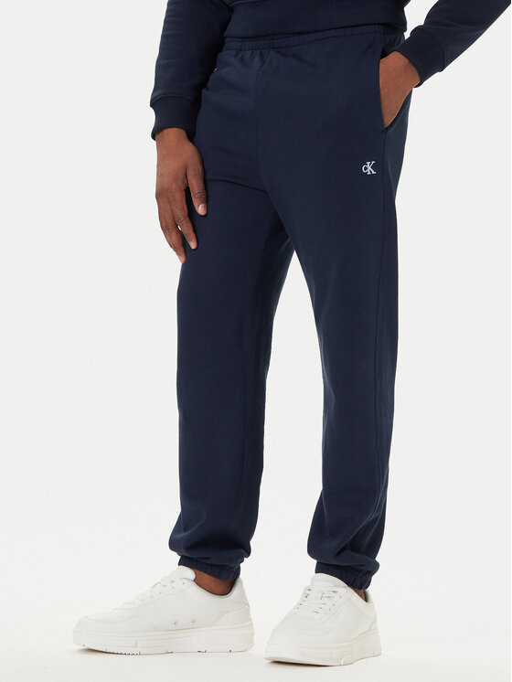 Calvin Klein Jeans Долнище анцуг LV04RD241G Тъмносин Regular Fit цвят на ниска цена