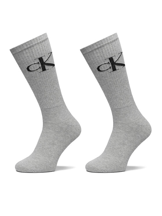 Calvin Klein Jeans Дълги чорапи 701228802 Сив цвят на ниска цена