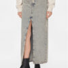Calvin Klein Jeans Дънкова пола Front Split Maxi Denim Skirt J20J222869 Син Slim Fit цвят на ниска цена