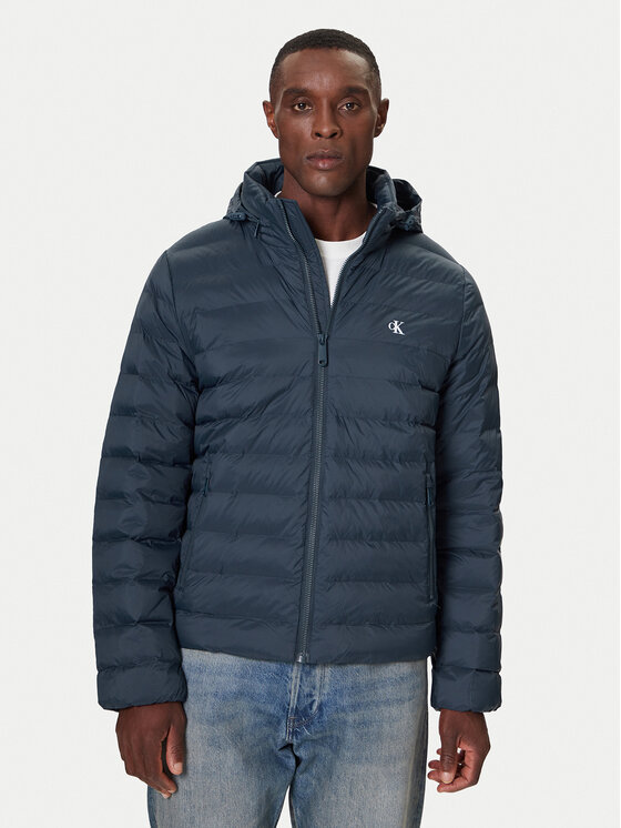 Calvin Klein Jeans Зимно яке LV04RC511G Син Regular Fit цвят на ниска цена