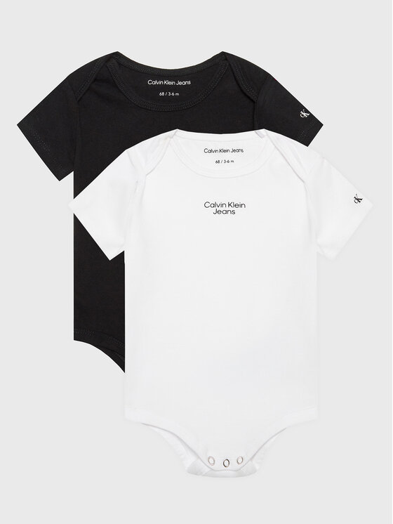 Calvin Klein Jeans Комплект детски бодита IN0IN00015 Цветен Regular Fit цвят на ниска цена