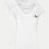 Calvin Klein Jeans Комплект тениски J20J223447 Бял Regular Fit цвят на ниска цена