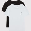 Calvin Klein Jeans Комплект тениски Monogram IB0IB01093 Бял Regular Fit цвят на ниска цена