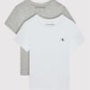Calvin Klein Jeans Комплект тениски Monogram IB0IB01093 Сив Regular Fit цвят на ниска цена