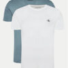 Calvin Klein Jeans Комплект тениски Monologo J30J320199 Цветен Regular Fit цвят на ниска цена