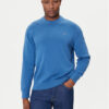 Calvin Klein Jeans Пуловер LV04RC309G Син Regular Fit цвят на ниска цена