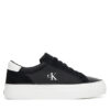 Calvin Klein Jeans Сникърси Vulc Flatform Mg Nylon Mix YW0YW01896 Черен цвят на ниска цена