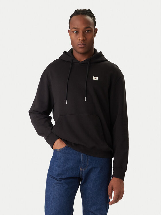 Calvin Klein Jeans Суитшърт LV04RC274G Черен Regular Fit цвят на ниска цена
