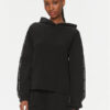 Calvin Klein Jeans Суитшърт Logo Elastic Hoodie J20J223078 Черен Regular Fit цвят на ниска цена