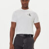 Calvin Klein Jeans Тишърт 30s Chest Logo LV04RD865G Бял Regular Fit цвят на ниска цена