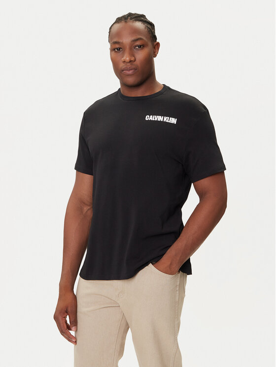 Calvin Klein Jeans Тишърт 3D Box Graphic LV04RC805G Черен Regular Fit цвят на ниска цена