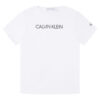 Calvin Klein Jeans Тишърт Institutional SS IB0IB00347 Бял Regular Fit цвят на ниска цена