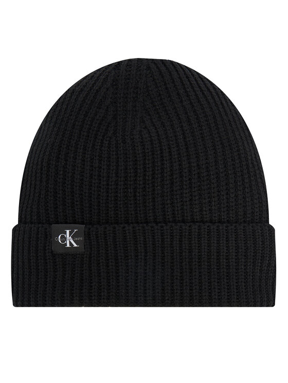 Calvin Klein Jeans Шапка Monogram IU0IU00440 Черен цвят на ниска цена
