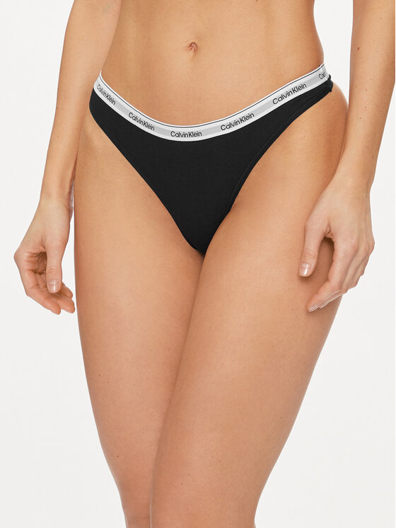 Calvin Klein Underwear Бикини тип прашка 000QD5043E Черен цвят на ниска цена