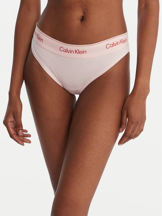 Calvin Klein Underwear Бикини тип прашка LV00QF8518 Розов цвят на ниска цена