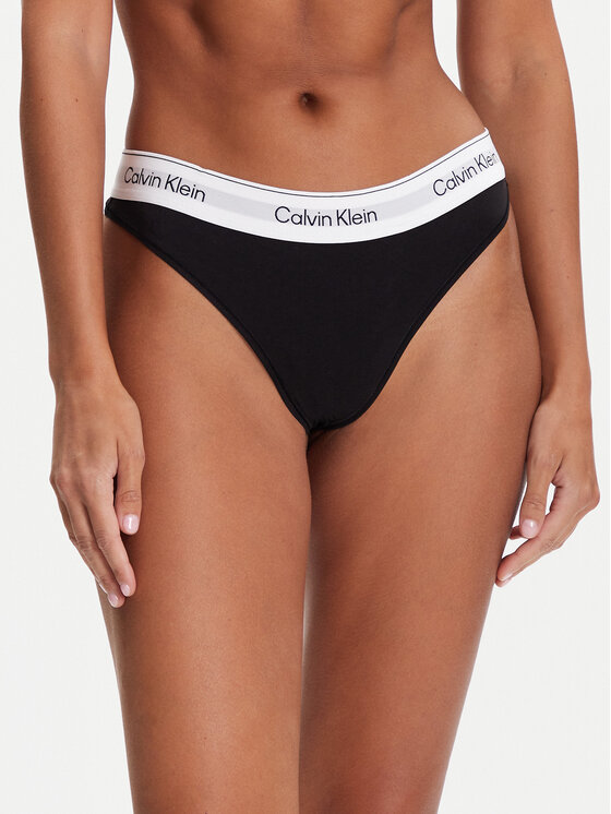 Calvin Klein Underwear Бикини тип прашка LV00QF8518 Черен цвят на ниска цена