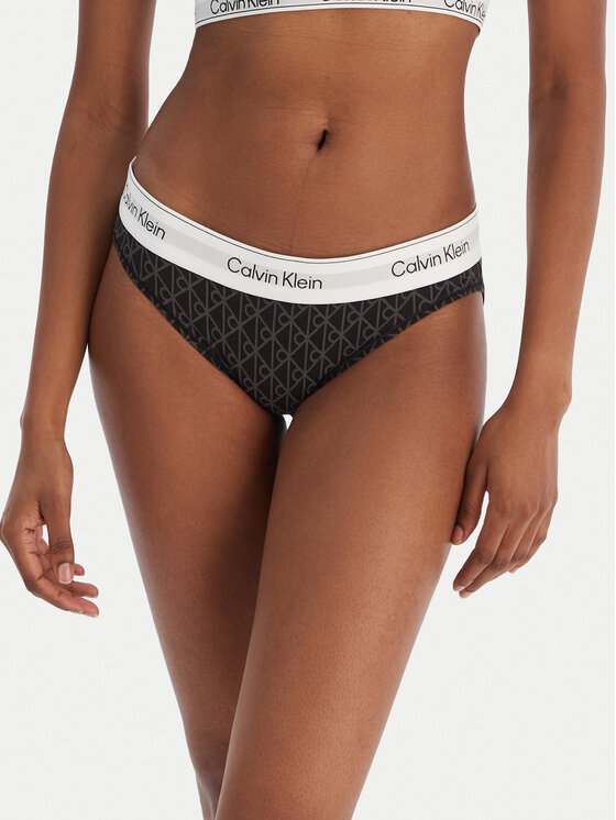 Calvin Klein Underwear Класически дамски бикини LV00QF8520 Черен цвят на ниска цена
