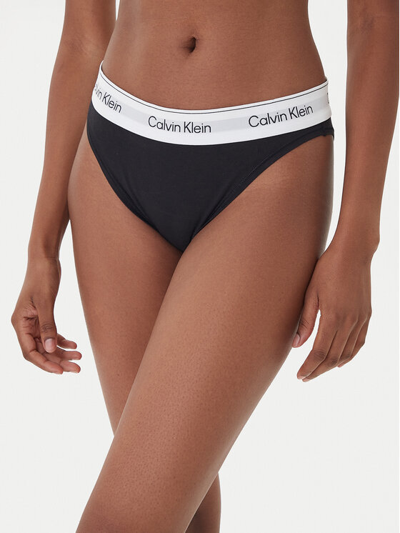 Calvin Klein Underwear Класически дамски бикини LV00QF8524 Черен цвят на ниска цена