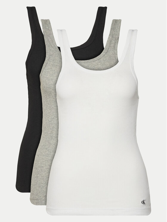 Calvin Klein Underwear Комплект потници LV00QS7493 Цветен Regular Fit цвят на ниска цена