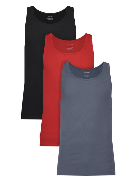 Calvin Klein Underwear Комплект потници без ръкави LV00NB4036 Цветен Slim Fit цвят на ниска цена