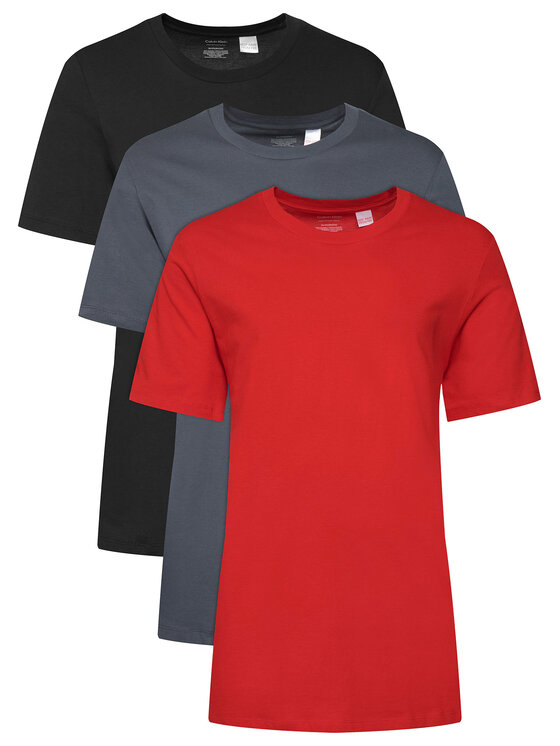 Calvin Klein Underwear Комплект тениски LV00NB4051 Цветен Regular Fit цвят на ниска цена