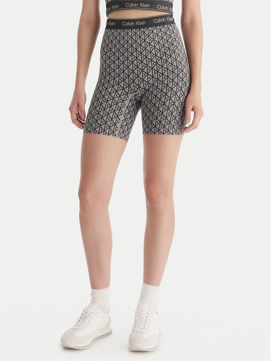 Calvin Klein Underwear Къс клин LV00QF8488 Сив Slim Fit цвят на ниска цена