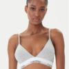 Calvin Klein Underwear Сутиен бралет LV00QF8498 Сив цвят на ниска цена