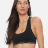 Calvin Klein Underwear Сутиен-топ Racerback Bralette 000QF7317E Черен цвят на ниска цена