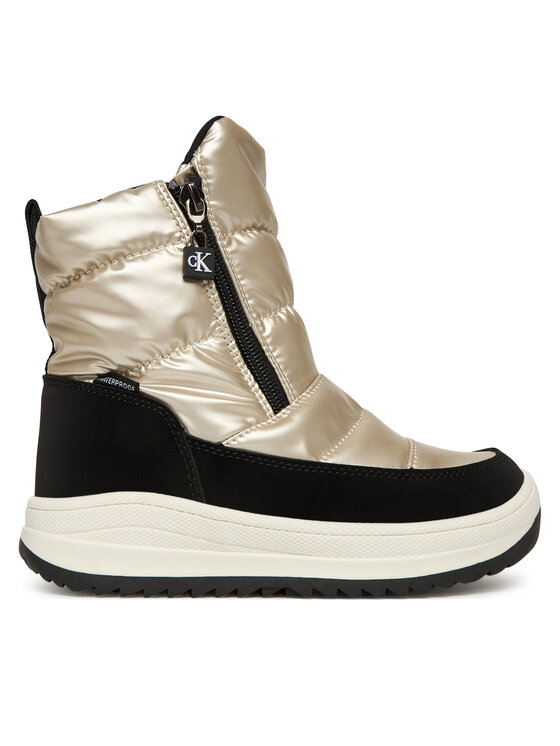 Calvin Klein Апрески Snow Boot V3A5-83140-1862 S Екрю цвят на ниска цена