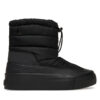 Calvin Klein Апрески Vulc Flatf Snowboot Nylon Mix Mg YW0YW01977 Черен цвят на ниска цена
