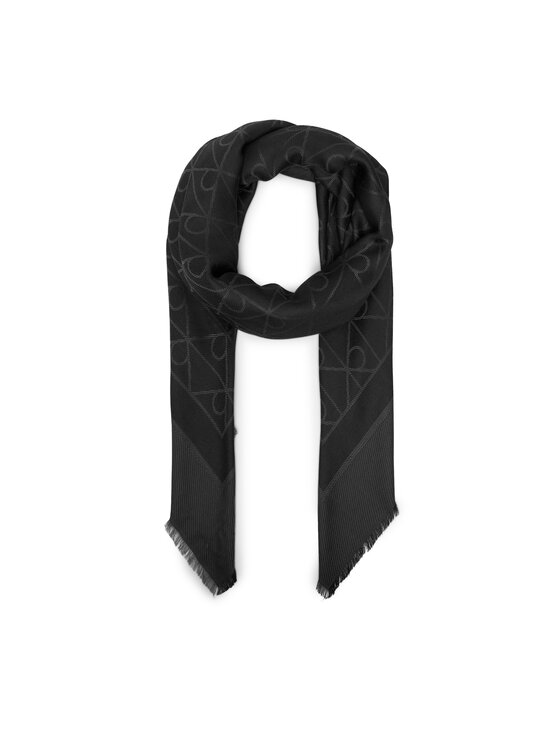 Calvin Klein Бандана Emblem Aop Tonal LV04D8063G Черен цвят на ниска цена