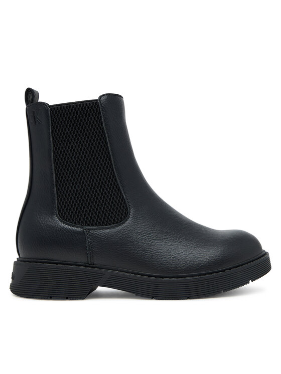 Calvin Klein Боти Chelsea Boot V3X5-83184-1355 S Черен цвят на ниска цена