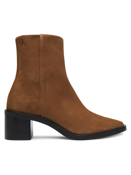 Calvin Klein Боти HW0HW02592 Кафяв цвят на ниска цена