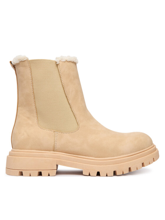 Calvin Klein Боти V3A5-83126-0315500 D Бежов цвят на ниска цена